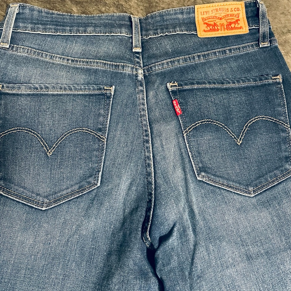 High rise skinny jeans